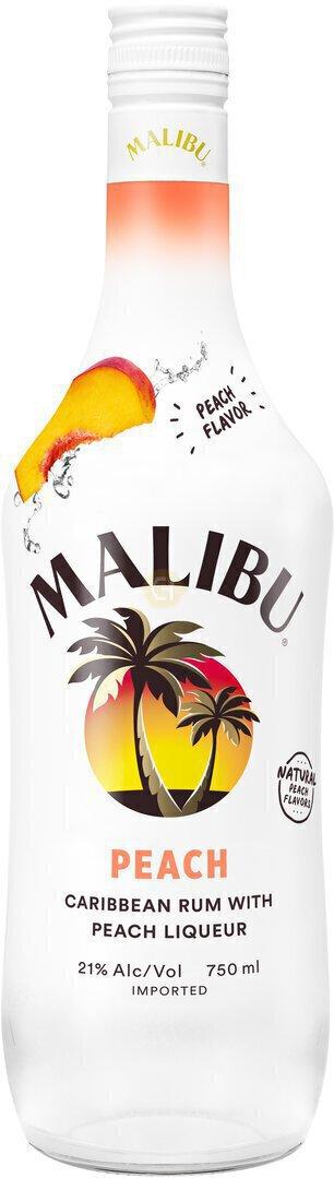 Malibu Caribbean Rum with Peach 750mL