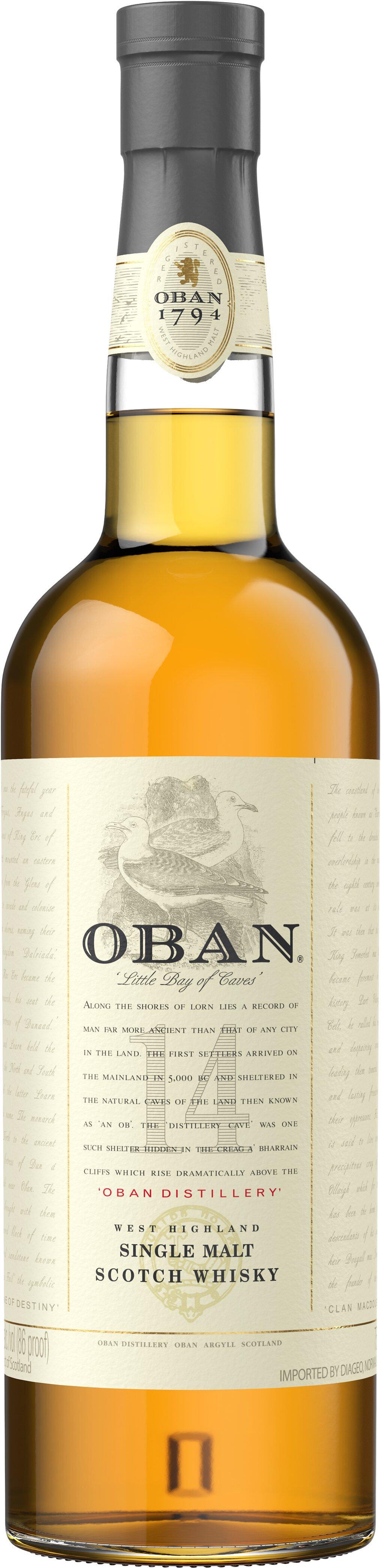 Oban 14yr Single Malt Scotch 750mL