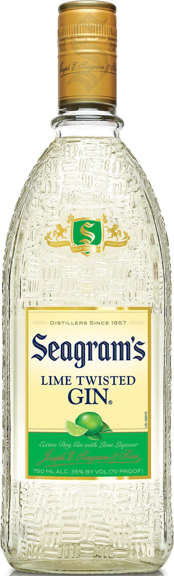 Seagram's Twisted Lime Flavored Gin 750mL