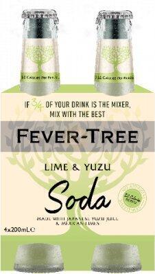Fever Tree Sparkling Lime & Yuzu 4PK