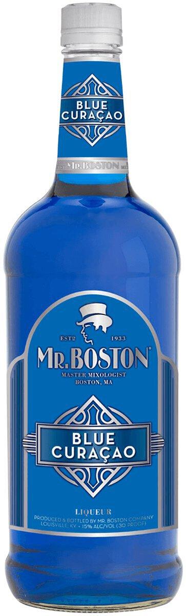 Mr Boston Blue Curacao Liqueur