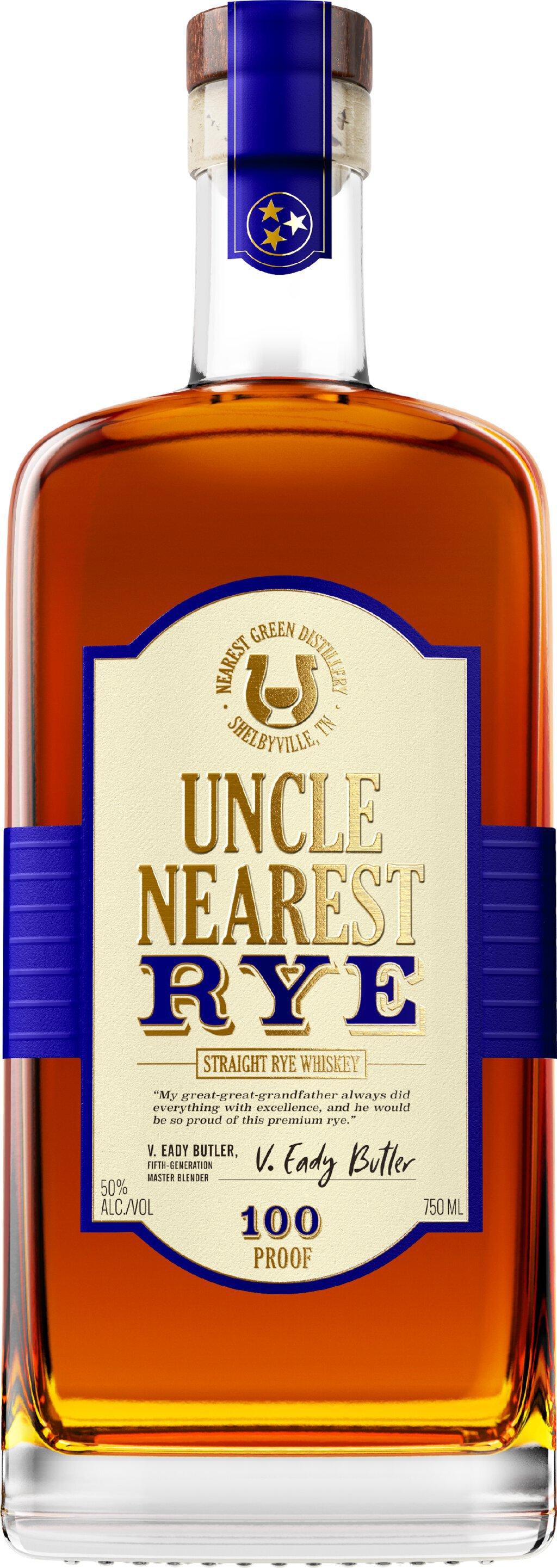 Uncle Nearest Straight Rye 750mL