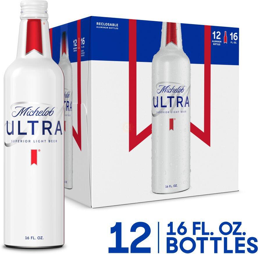 Michelob ULTRA Superior Light Lager Beer 12PK 16oz