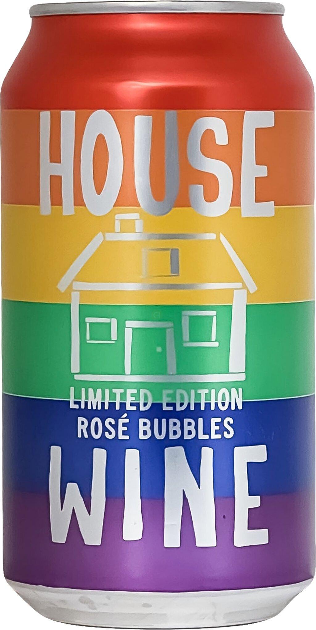 House Wine Rose Bubbles Can 355mL