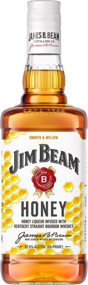 Jim Beam Honey Bourbon Whiskey 750mL