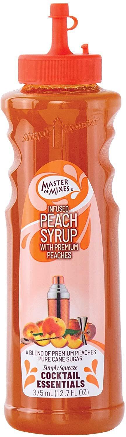 Master Of Mixes Cocktail Essentials Peach Syrup 375mL