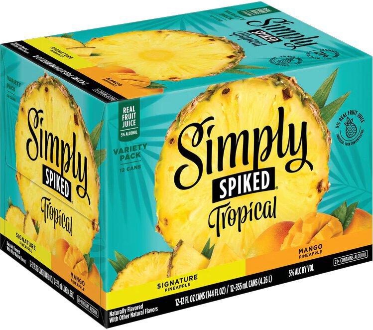 Simply Spiked Tropical Variety Pack 12pk
