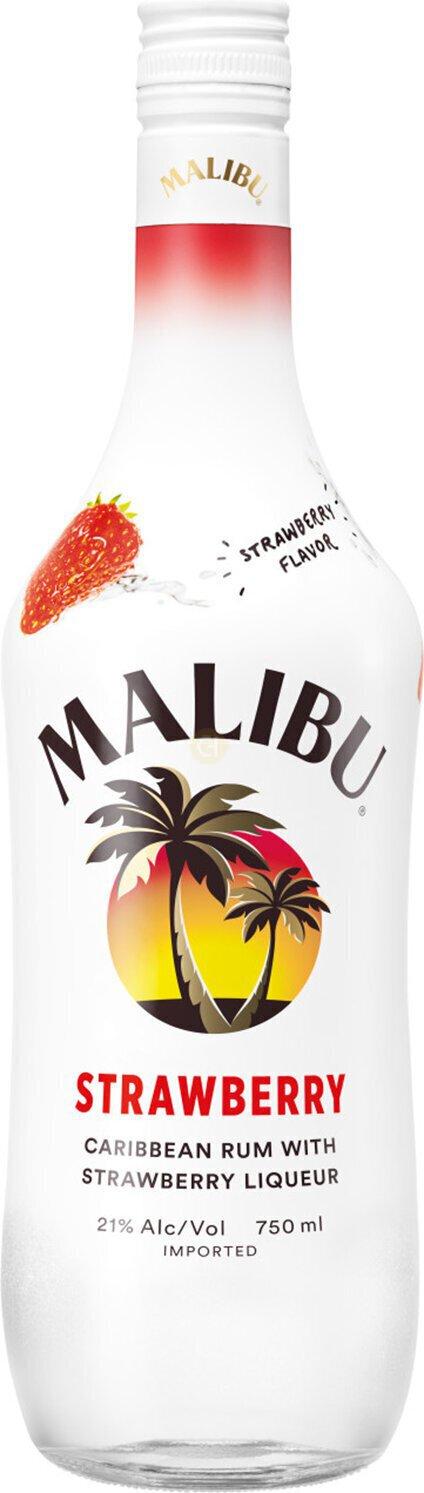 Malibu Caribbean Rum with Strawberry 750mL