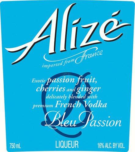 Alizé Bleu Passion Liqueur 750mL