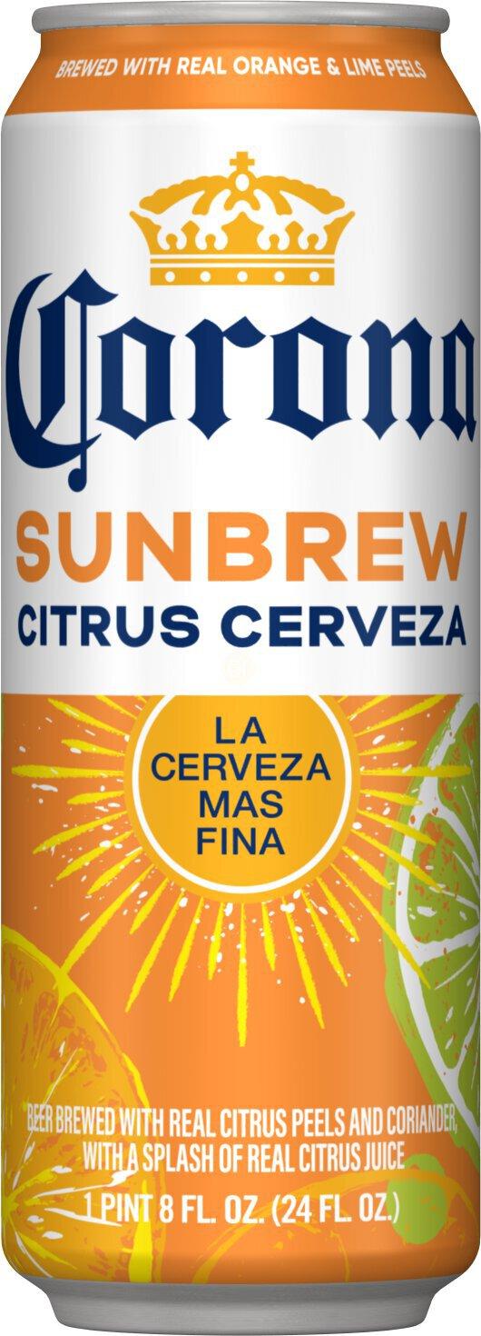 Corona Sunbrew Citrus Cerveza 24Oz Can