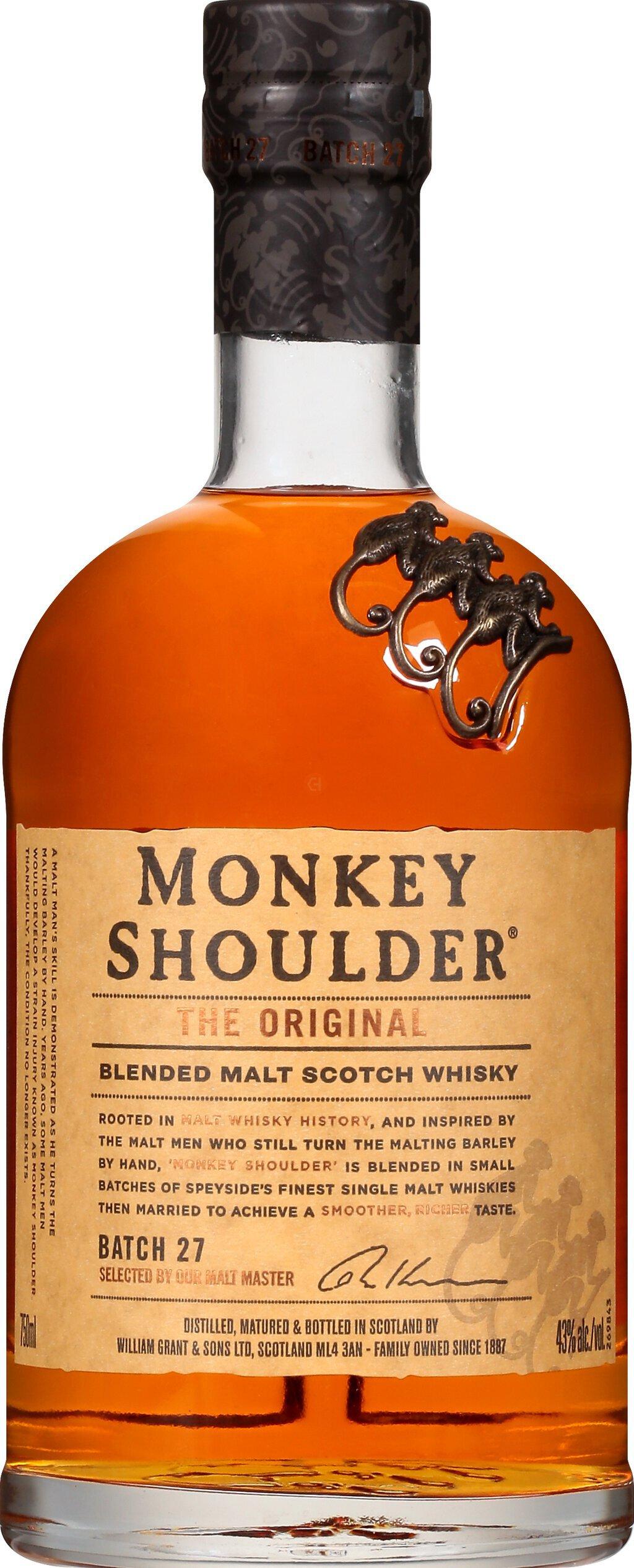 Monkey Shoulder Blended Scotch 750mL