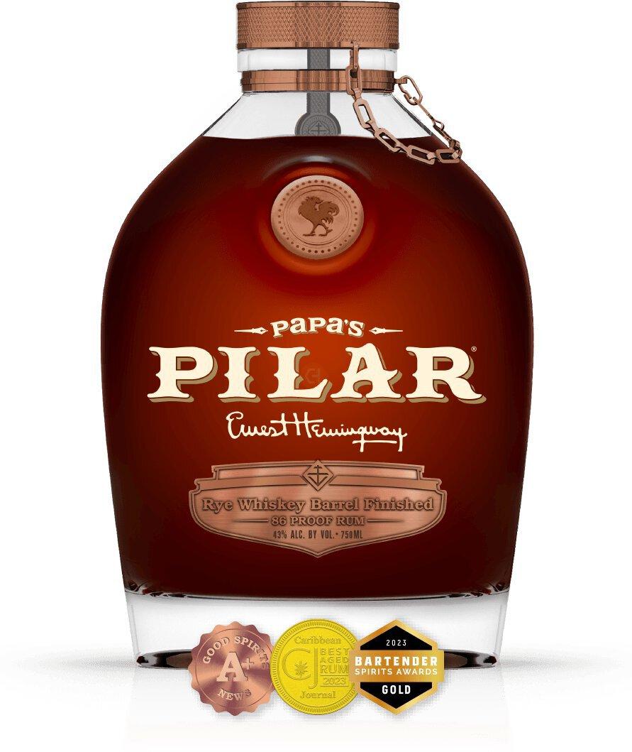 Papas Pillar Rye Finished Dark Rum 750mL