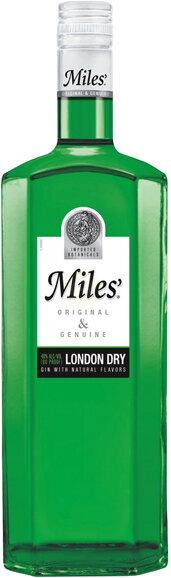 Miles' London Dry Gin 750ml.