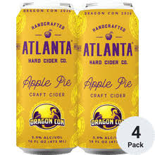 Atlanta Hard Cider DRAGONCON Apple Pie 16oz 4 pack