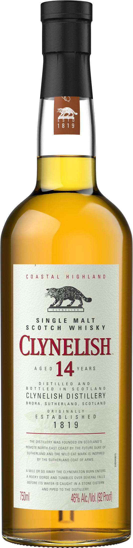 Clynelish 14yr Single Malt Scotch 750mL