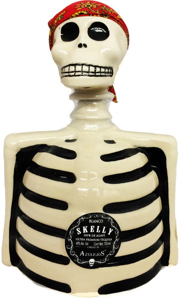 Los Azulejos Skeleto Skelly Blanco Tequila 750mL