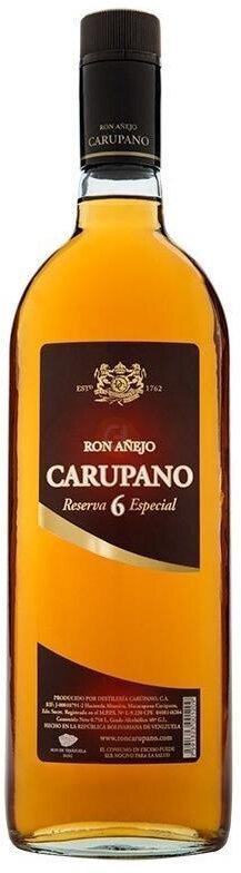 Ron Anejo Carupano 6yr 750mL