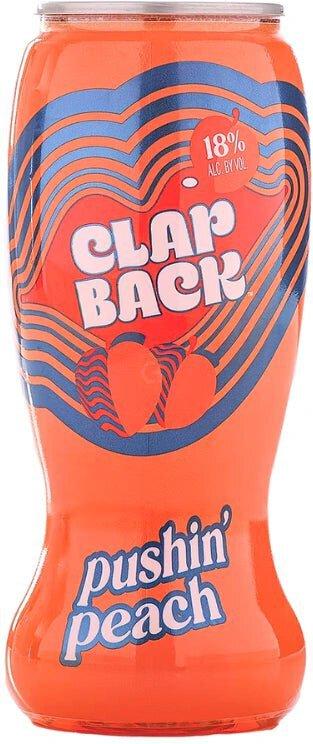 Clap Back Pushin Peach 375mL