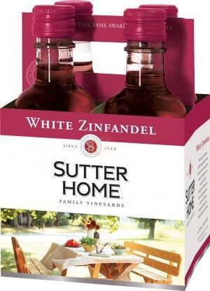 Sutter Home White Zinfandel 4Pk