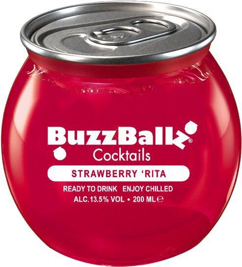 Buzz Ballz Strawberry Rum Job 200mL