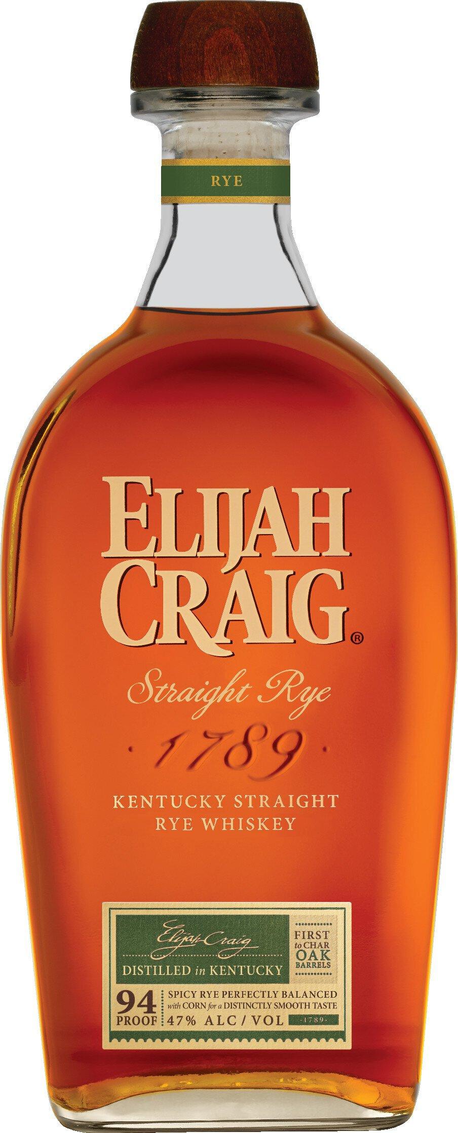 Elijah Craig Rye Whiskey 750mL