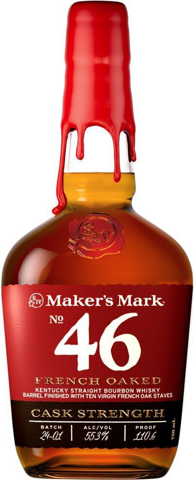 Maker's 46 Cask Strength Bourbon Whisky 750mL