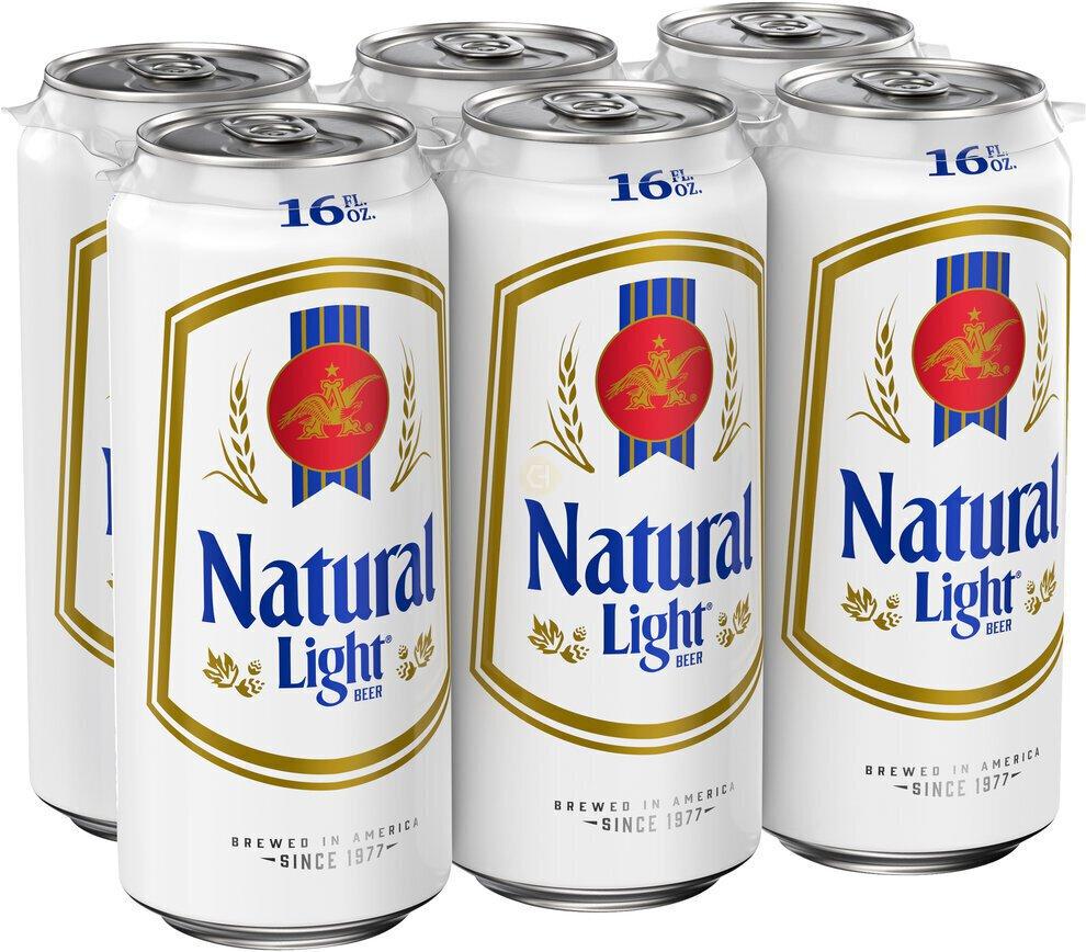 Natural Light 16oz 6PK