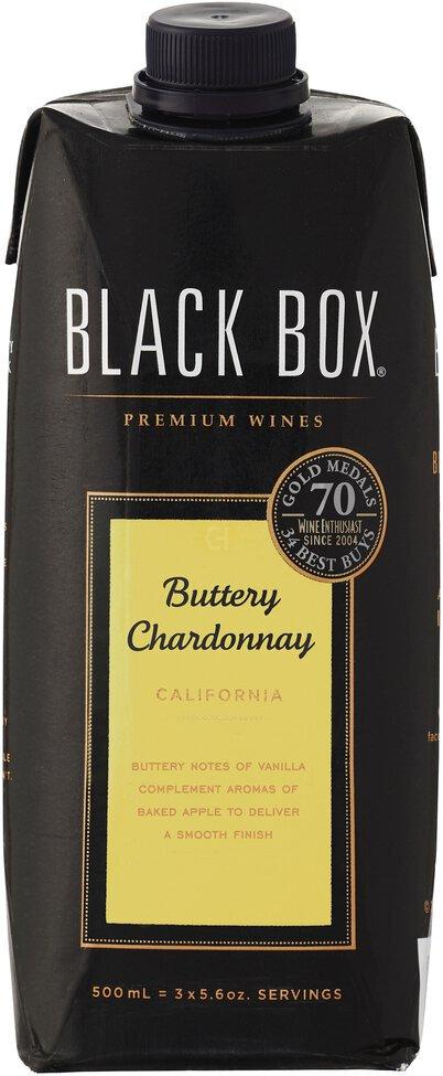 Black Box Buttery Chardonnay White Wine 500mL