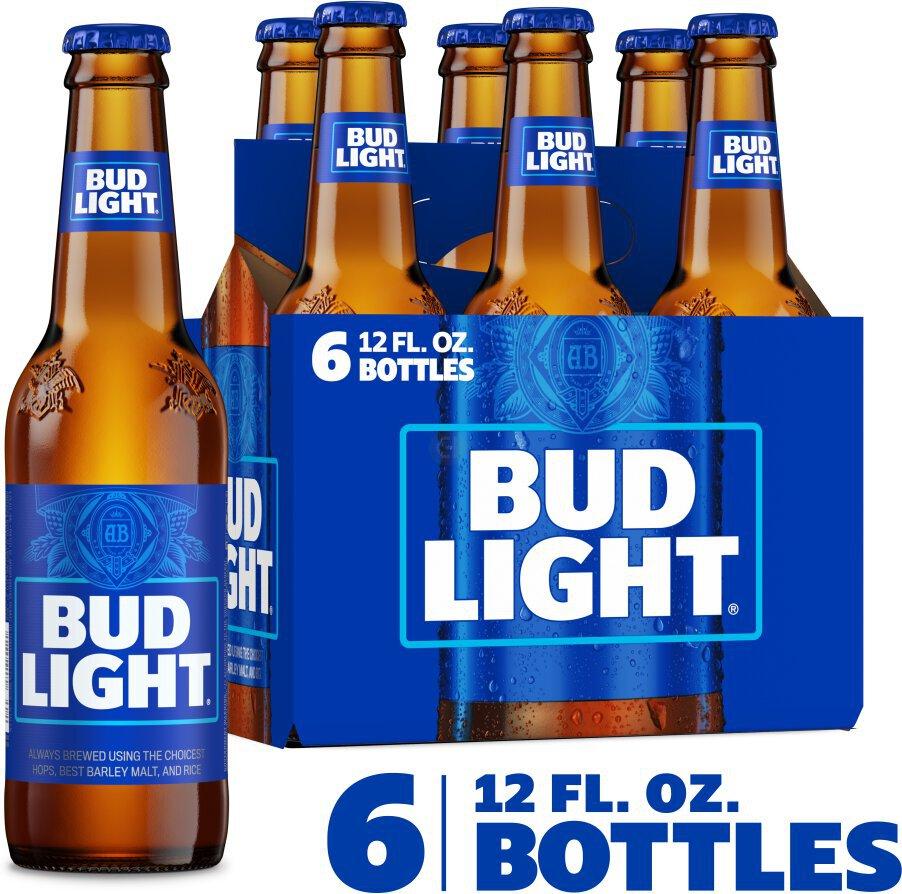 Bud Light 6PK bottles