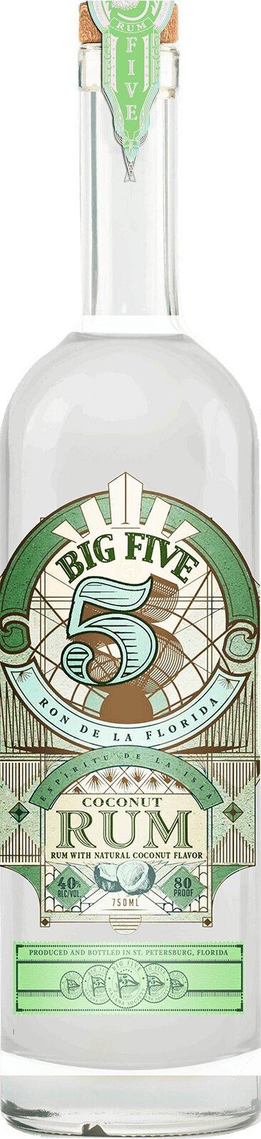 Big 5 Rum Coconut Rum 750mL