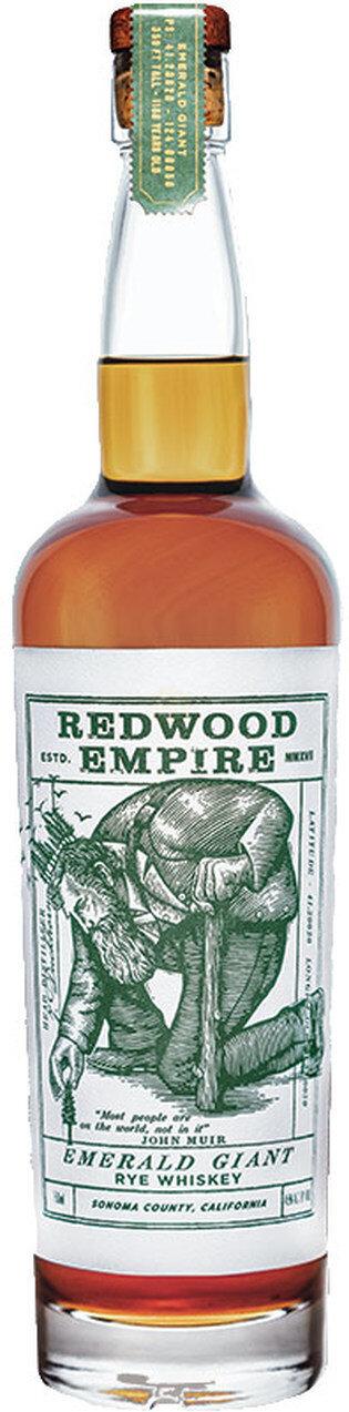 Redwood Empire Emerald Giant Rye Whiskey 750mL