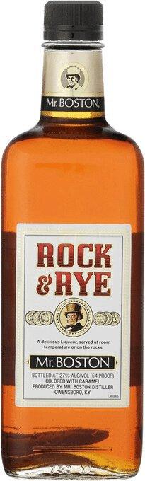 Mr Boston Rock & Rye Liqueur