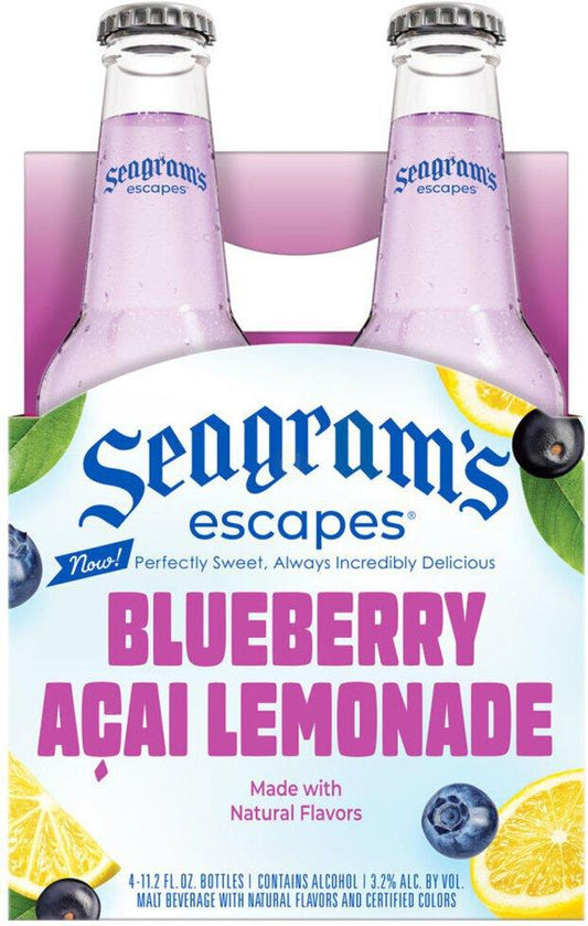 Seagram's Escapes Blueberry Acai Lemonade 4Pk