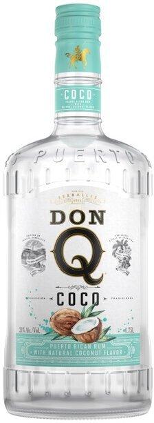 Don Q Cristal Puerto Rican Rum Coconut 750mL