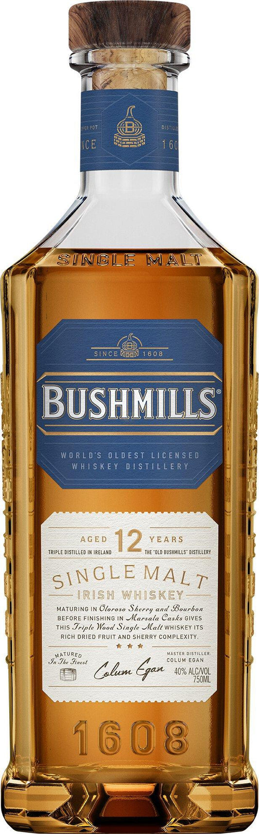 Bushmills Reserve 12 Year Old Single Malt Irish Whiskey 750mL