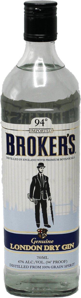 Broker's Premium London Dry Gin 750mL