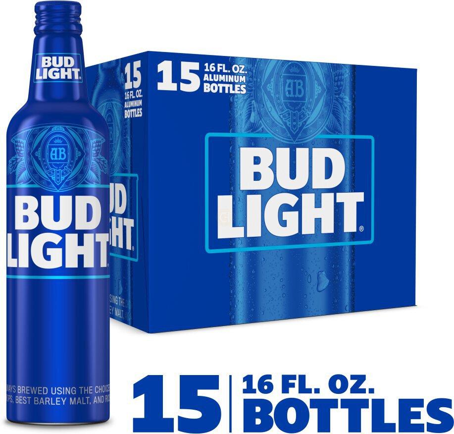 Bud Light Lager Beer 15PK 16oz Aluminum