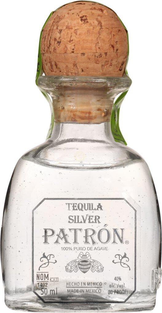 Patron Silver Tequila 50mL Shooter