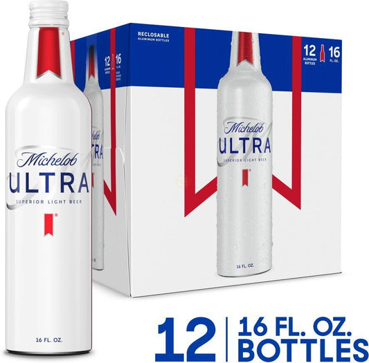 Michelob ULTRA Superior Light Lager Beer 12PK 16oz