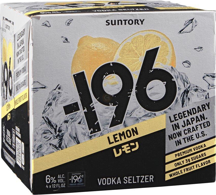 Suntory 196 Lemon Vodka Seltzer 4Pk