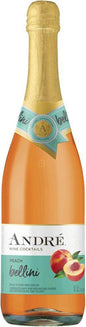 Andre Peach Bellini Sparkling Wine Cocktail