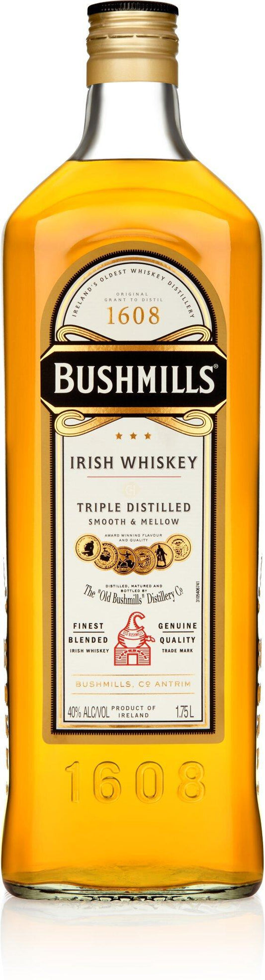Bushmills Irish Whiskey 1.75L