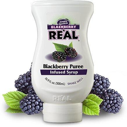 Real Blackberry Puree Infused Syrup