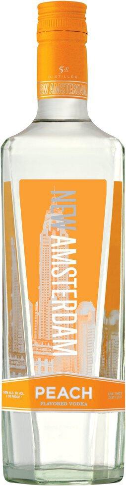 New Amsterdam Peach Flavored Vodka 50mL Shooter