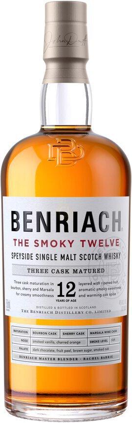Benriach The Smoky 12 YR Single Malt Scotch Whisky 750mL