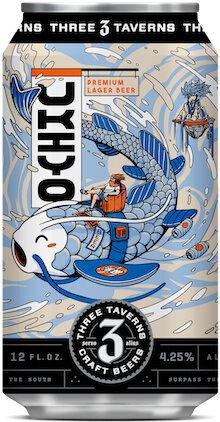 Three Taverns Ukiyo Lager 4/6/12oz