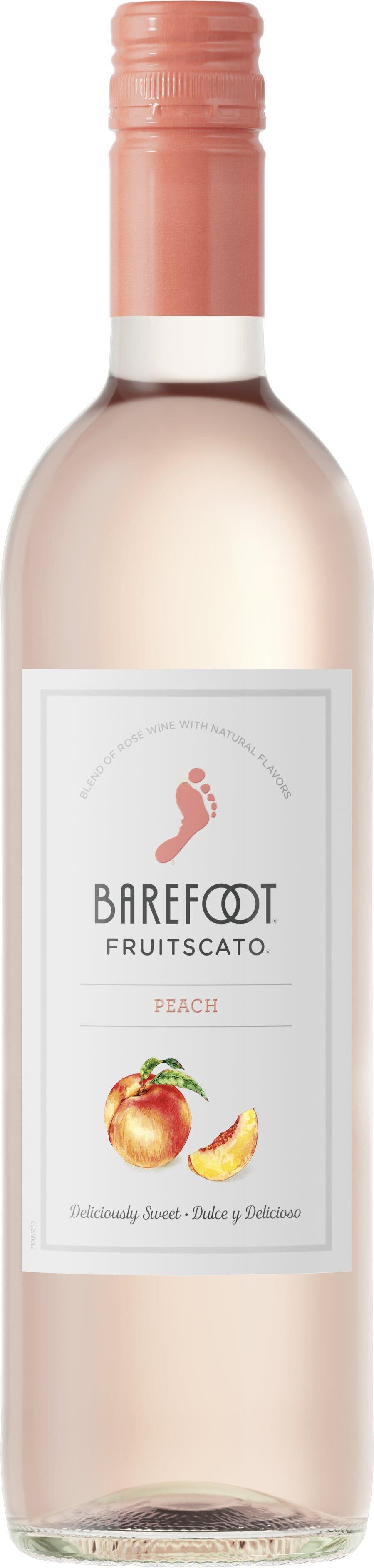 Barefoot Fruitscato Peach Sweet Wine 750mL