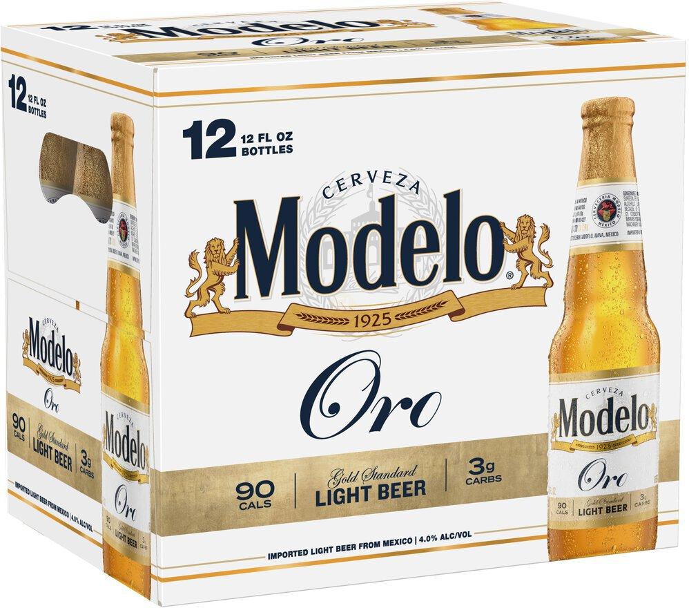 Modelo Oro 12 pack bottles