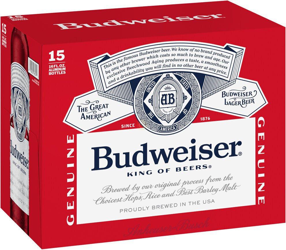 Budweiser 15PK 16Oz