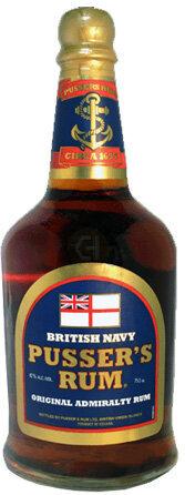 Pusser's British Navy Rum Blue Label 750mL